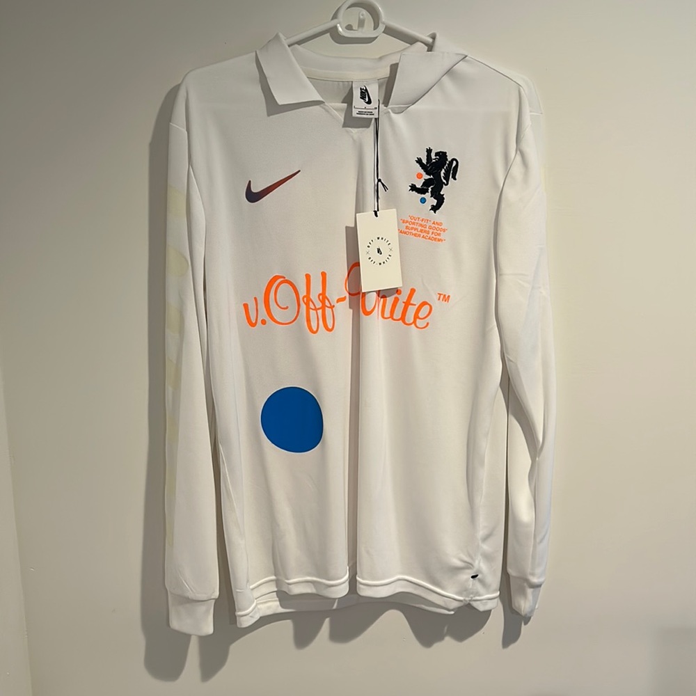 Off white soccer jersey